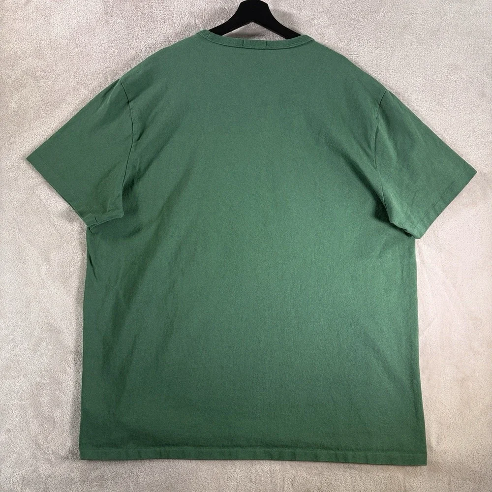 Polo Ralph Lauren Embroidered Graphic T Shirt Mens 3XB Green Big Tall Cotton